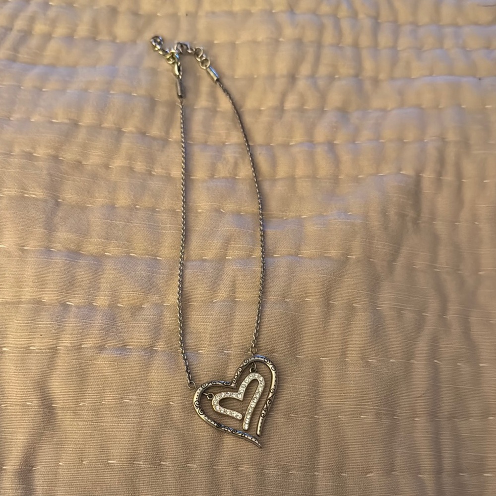 Brighton Silver Heart Necklace